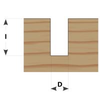 IGM M100 Drážkovací fréza - D4x12x57,5 S=8 HW (4)