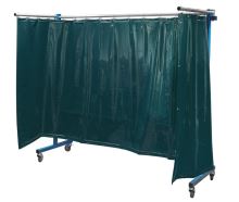 Schweißkraft TransFlex ochranná zástěna, tmavě zelená 3700 × 1950 mm