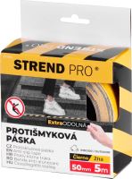 STREND PRO TR2173094 Protiskluzová lepící páska, 50mm/5m, černo-žlutá, extra odolná (1)