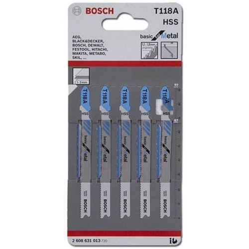 Bosch T118 A pilový plátek do přímočaré pily na kov cena za 1ks