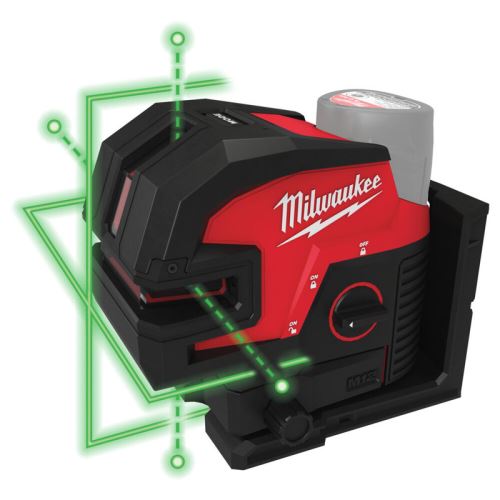 MILWAUKEE M12CLL4P-0C Křížový liniový laser se 4 body M12™ 4933479202