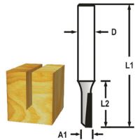 MAKITA Drážkovací fréza 1 břit stopka 8 mm,5x13x48 mm
