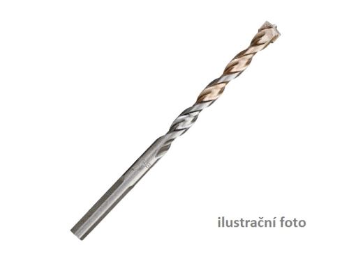 DeWALT Vrták do zdiva rozměru 16 x 200 mm, dvoubřitý s trojstranně frézovanou stopkou