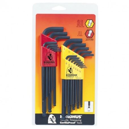 BONDHUS  DoublePack metric/inch 10999+10937