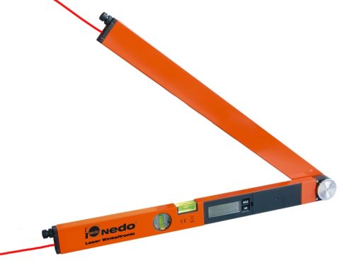 Laser WinkelTronic 2 profi digitální úhloměr s délkou ramene 60 cm a 2x laserovým modulem