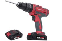 WORCRAFT Akumulátorová vrtačka s příklepem CD-20LiH 2 x 20V/2.0Ah a rychlonabíjením, TR113884 (1)