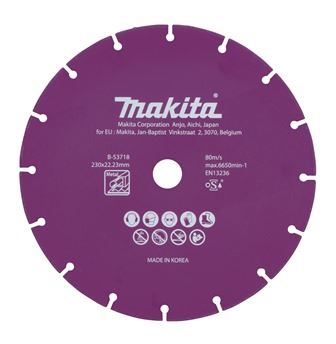 MAKITA diamantový kotouč  230x1.6x22,23