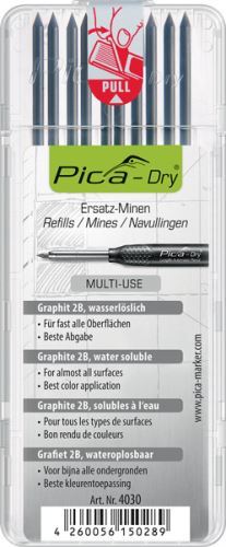 PICA Dry- náhradní tuhy do značkovače 1 bal/10ks