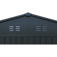 Riwall PRO RMCG 20x13 Anthracite kovová garáž 3,8 x 6 m se sedlovou střechou Antracit (14)