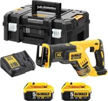 DEWALT DCS367P2 aku bezuhlíková mečová šavlová pila ocaska 2x5Ah v kufru TSTAK DEWALT DCS367P2 aku bezuhlíková mečová šavlová pila ocaska 2x5Ah v kufru TSTAK