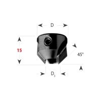 CMT 316 Záhlubník HW pro vrták - D=20 d=10 L (1)