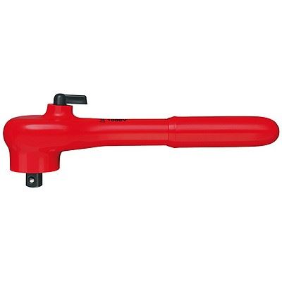 KNIPEX Přepínací ráčna s vnějším čtyřhranem izolovaná 3/8