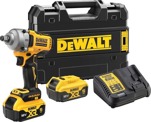 DEWALT DCF891P2T aku rázový utahovák 1/2 moment 812Nm 18V 2x5Ah v kufru TSTAK