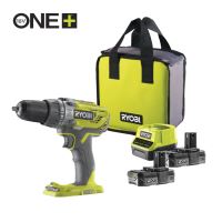 Ryobi R18PD3-220S 18V Akumulátorová příklepová vrtačka + 2x 2.0Ah akumulátor Ryobi R18PD3-220S 18V Akumulátorová příklepová vrtačka + 2x 2.0Ah akumulátor