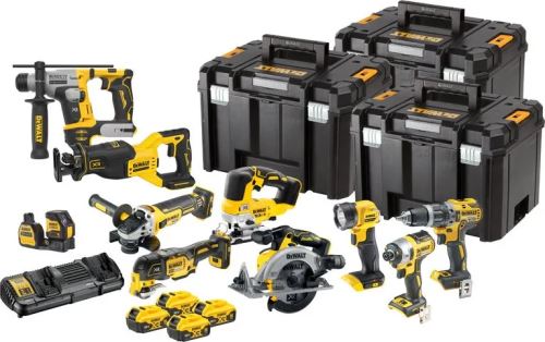 DEWALT DCK1012P4T combo sada aku nářadí 18V v kufrech