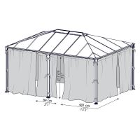 PALRAM 705136 Síť proti hmyzu (moskytiéra) pro Martinique 5000