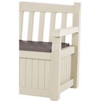 KETER 230398 EDEN GARDEN BENCH 265L Úložná lavice 140 x 60 x 84 cm, béžová/hnědá 17190198 (6)