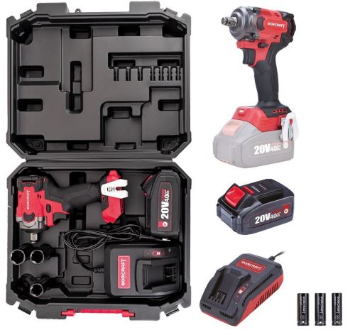 WORCRAFT  Aku rázový utahovák 1/2" 450Nm CIW-S20LiBM-450, 1x4.0Ah, nabíječka