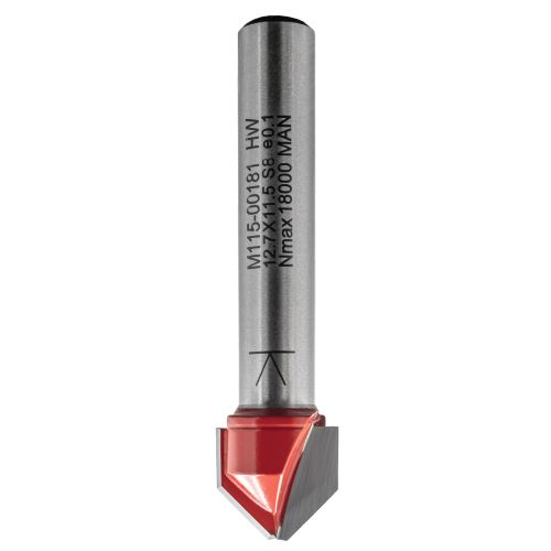 IGM M115 Fréza na V-drážku pro Alucobond - 90° D12,7x5,21 L53 S=8 HW