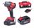 Worcraft Set WORCRAFT XCUBE006 Aku rázový utahovák 1/2" 850Nm CIW-S20LiB-850, 2x4.0Ah, nabíječka