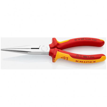 KNIPEX Kleště půlkulaté s prodlouženými čelistmi, izolované rukojeti VDE