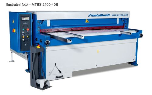 Metallkraft  Elektrické nůžky na plech MTBS 2550-40 B s programovatelným zadním dorazem