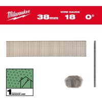 MILWAUKEE 18G Kolářské hřebíky pozink, 38 mm - 5 000 ks
