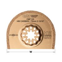 CMT Starlock Pilový list s tvrdokovovými zrny CARBIDE, tenký na cihlu a beton - 75 mm (1)