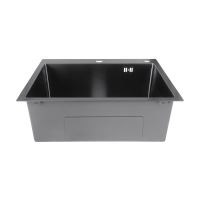 Nerezový dřez MIXXUS MH5050 DECOR SS COLOR se sifonem, nerez (2)