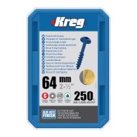 KREG Blue Kote Maxi-Loc Šrouby pro skryté spoje SML-C250B-250 250 ks KREG Blue Kote Maxi-Loc Šrouby pro skryté spoje SML-C250B-250 250 ks