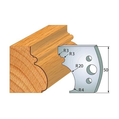 IGM profil 501 - pár nožů 50x4mm SP