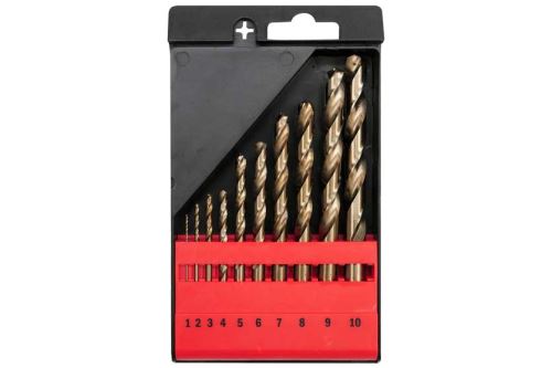 YATO Sada vrtáků na kov HSS-COBALT 1-10mm 10 kusů