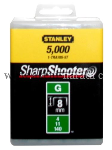 STANLEY 1-TRA705-5T Spony 8mm, 5000ks typ G 4/11/140