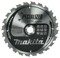 MAKITA kotouč pilový dřevo SPECIALIZED se zapuštěnými zuby 270x2.6x30mm 24Z = old B-09450