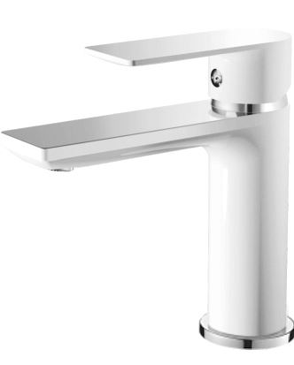 Umyvadlová baterie MIXXUS PREMIUM ALEX 001 WHITE-CHROME, bílý-chrom