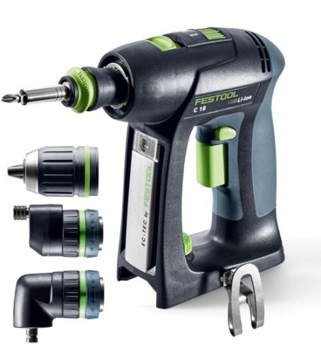 FESTOOL Akumulátorový vrtací šroubovák C 18 Basic-Set