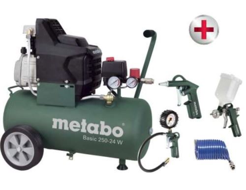 METABO Olejový kompresor Basic 250-24 W 2200W + sada LPZ 4 obj.č. 690836000