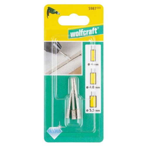 Wolfcraft Souprava mini brusek diamant Wolfcraft 5987000