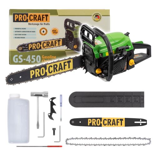 Benzínová řetězová pila Procraft GS-450