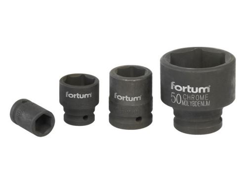 FORTUM Hlavice nástrčná rázová 3/4", 65 mm, délky 80 mm, kovaná