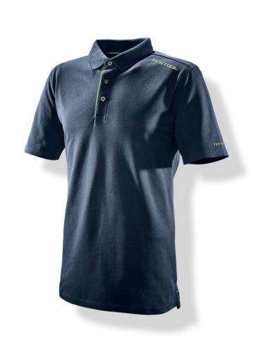 FESTOOL Tmavě modré triko s límečkem POL-FT1 L