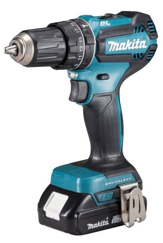 MAKITA Aku bezuhlíkový příklepový šroubovák Li-ion LXT 18V/2,0 Ah,Makpac