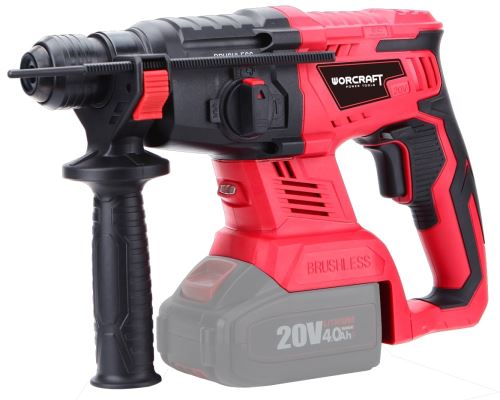 WORCRAFT SDS 20V CRH-S20L Aku kombinované kladivo bezuhlíkové  bez akumulátoru a nabíječky