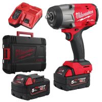MILWAUKEE M18 FHIW2F12-502X 1/2 aku rázový utahovák s aretačním čepemv kufru  4933492783
