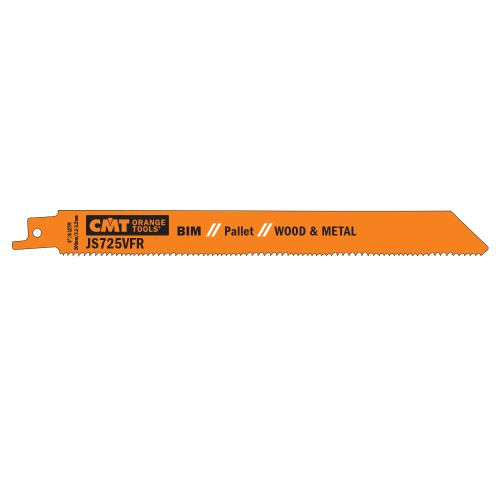CMT Pilový plátek do pily ocasky BIM Pallet Wood-Metal 725 VFR - L200, I180, TPI8-12 (bal 5ks)