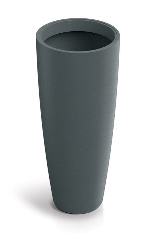 Květináč MOLIO ROUND SLIM  47 cm - barva: grafit