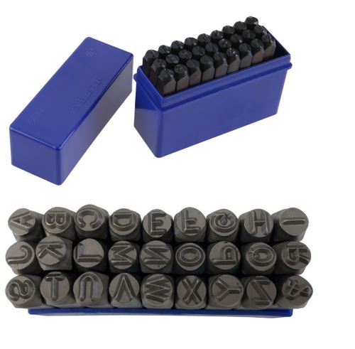 TRIUMF PROFESSIONAL razící matrice, raznice - písmena, abeceda velikost 10 mm, TRIUMF