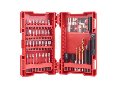 MILWAUKEE 4932430908 40 ks sada Shockwave torzních bitů, hlavic a vrtáků
