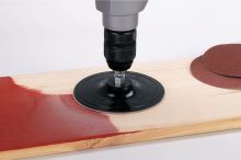 Wolfcraft samodržný brusný talíř 125mm, stopka 8 mm 2223000 (1)