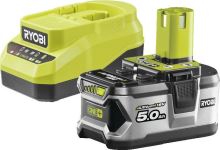 Ryobi RC18120A-150 – Startovací sada ONE+ (1x 5.0Ah akumulátor + nabíječka)